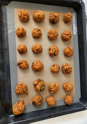 Une photo de (Byflorab) Recette Boulettes d'aubergine à l'italienne