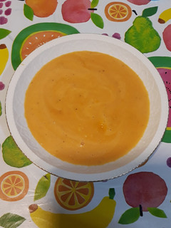 Una foto de Crema de zanahoria con sabor de tomillo