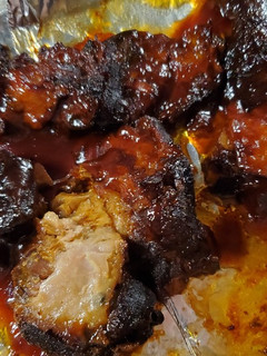 A picture of My Slow Cooker Rib Tips.