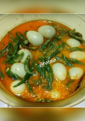 Foto resep Gulai kacang panjang & telur puyuh #BikinRamadhanBerkesan