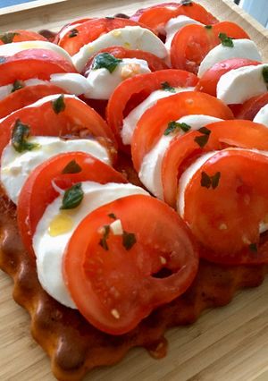 Une photo de Tarte tomates mozzarella 🍅