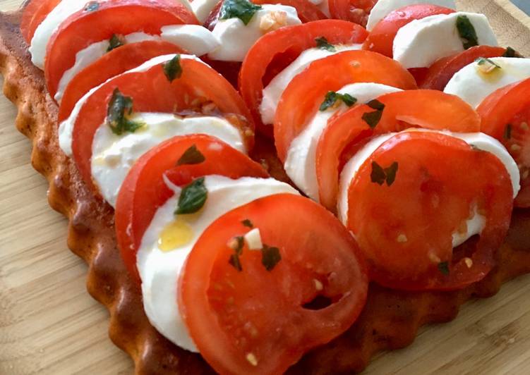 Comment Préparer Les Tarte tomates mozzarella 🍅