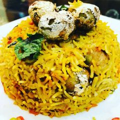 A picture of Motiya pulao.