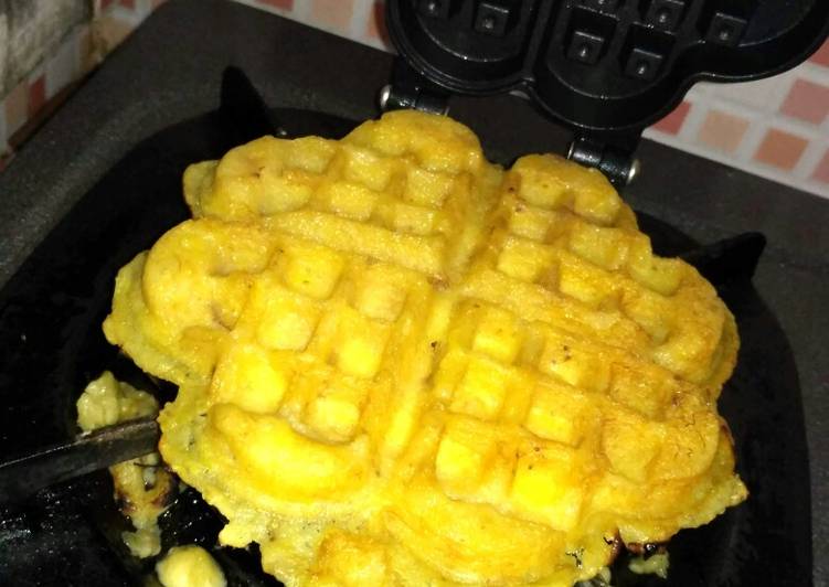 Waffle Pisang Benyek