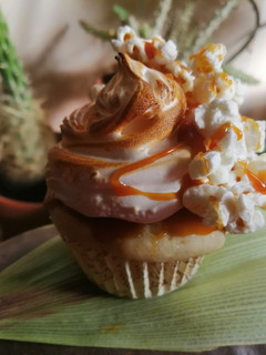 Una foto de Cupcake de maíz