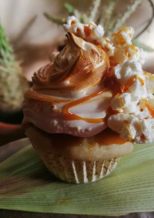 Una foto de Cupcake de maíz