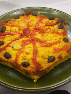 Una foto de Tarta de pan duro y jamón cocido