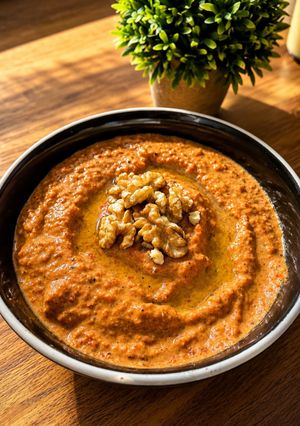 Una foto de Muhammara