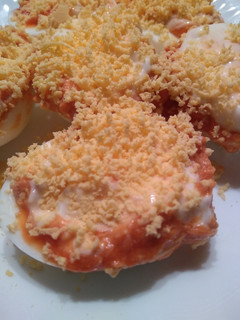 Una foto de Huevos rellenos