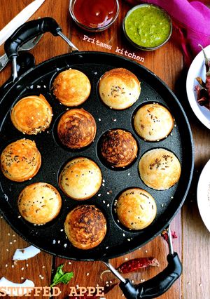 स्टफड़ अप्पे (Stuffed Appe recipe in Hindi) रेसिपी मुख्य फोटो
