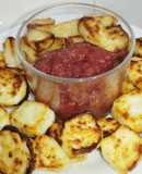 Queso frito saludable en freidora de aire