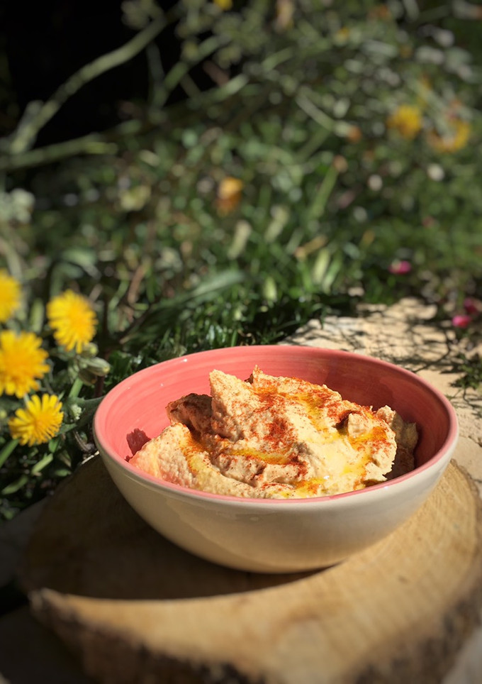 Una foto de Hummus de garbanzos y anacardos en MyCook