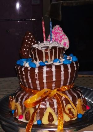 A picture of Spongy Chocolate Cake.