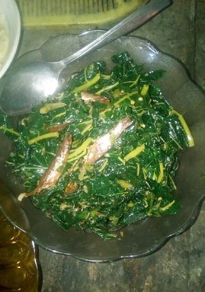 Foto resep Tumis daun pepaya dan teri