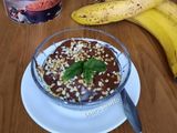 Finto gelato con banana congelata e cacao