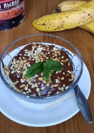 Foto di Finto gelato con banana congelata e cacao