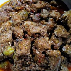 A picture of Beef karahi.