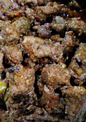 A picture of Beef karahi.