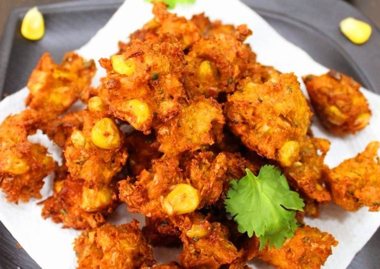 Recipe of Any-night-of-the-week Corn Cabbage Pakoda