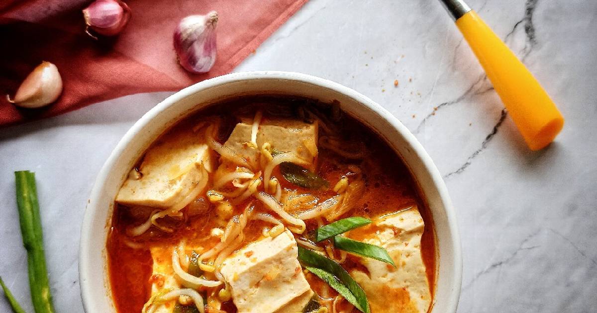 Resep Sundubu Jjigae simple tanpa gochujang oleh Elitaprtm Cookpad