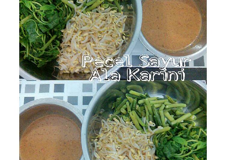 Pecel Sayur Simpel Ala Karini