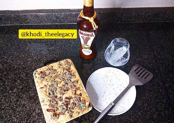 Steps to Prepare Ultimate Amarula Peppermint Crisp Tart - Easy Recipes for Kids