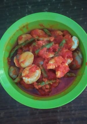 Foto resep Jengkol & buncis balado