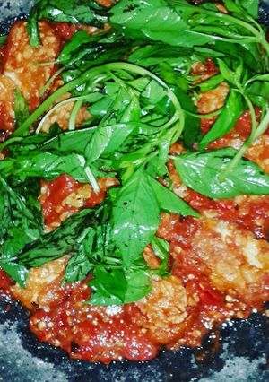 Foto resep Penyet tempe (sambal terasi pedas asin) no sugar