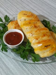 عکسی از دستور 💕 پیراشکی گوشت و سیب زمینی در فر 😍