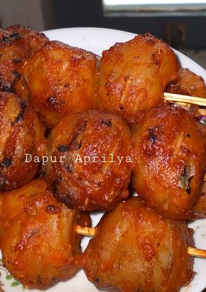 Foto resep Pentol bakar kaki lima