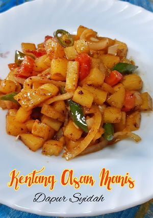 Foto resep Kentang Asam Manis