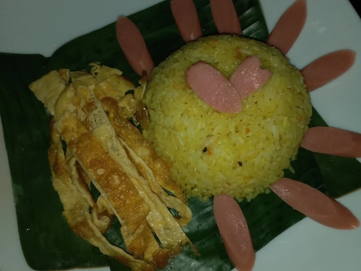 Cara Gampang Membikin Resep  Nasi kuning tanpa santan simple dan enak yang Enak, Enak