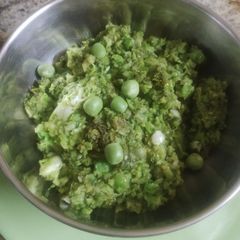 Matar cabbage quick bhaji A picture of Matar cabbage quick bhaji.