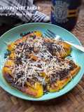 Pisang Penyet Bakar (topping SKM, keju & meises)
