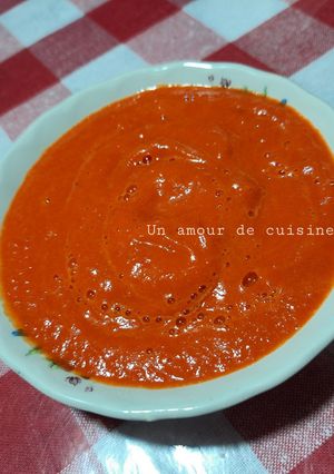 Une photo de Coulis de Poivron Rouge