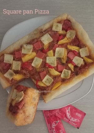 Foto resep Square pan Pizza tanpa ulen