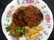 Gambar saus steak lada hitam saori