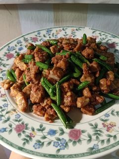 Foto resep Tumis Tempe Kornet Kacang Panjang 🥗