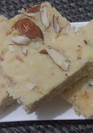 A picture of Healthy Homemade Kalakand.