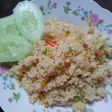 Nasi goreng sayur poll pedas :)