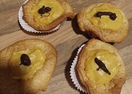 Ojo de Sauron/Sabayón de naranja y chocolate negro