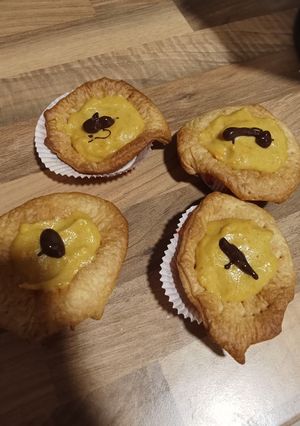 Una foto de Ojo de Sauron/Sabayón de naranja y chocolate negro