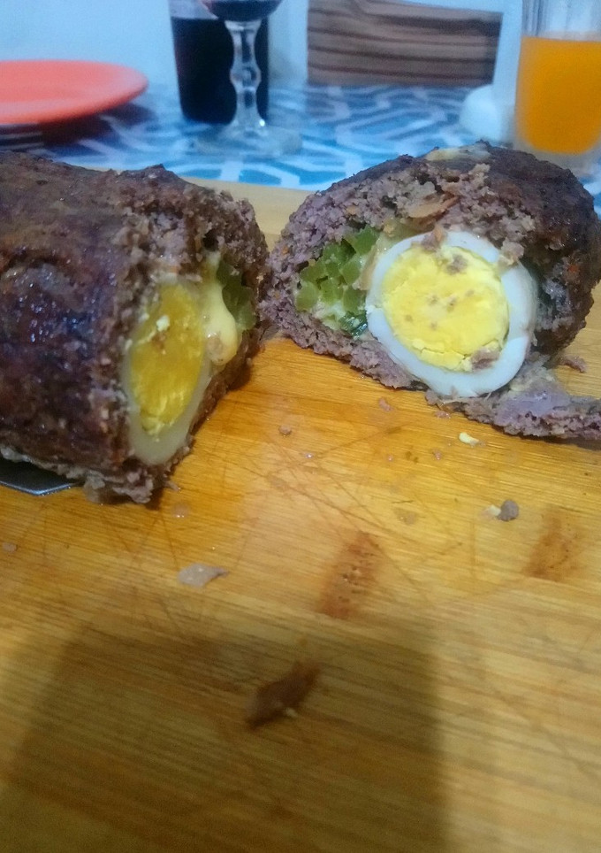 Una foto de Pan de carne relleno