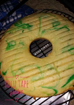 Foto resep Bolu tape singkong tanpa margarin / butter