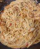 Spaghettis con caballa