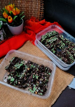 Foto resep Cococrunch Pandan Kacang Coklat