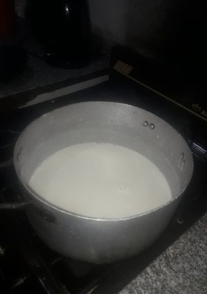 Una foto de Postre de harina y leche