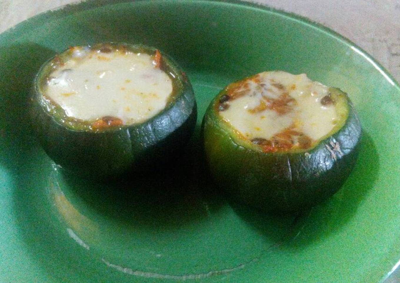 Zapallitos rellenos saludables