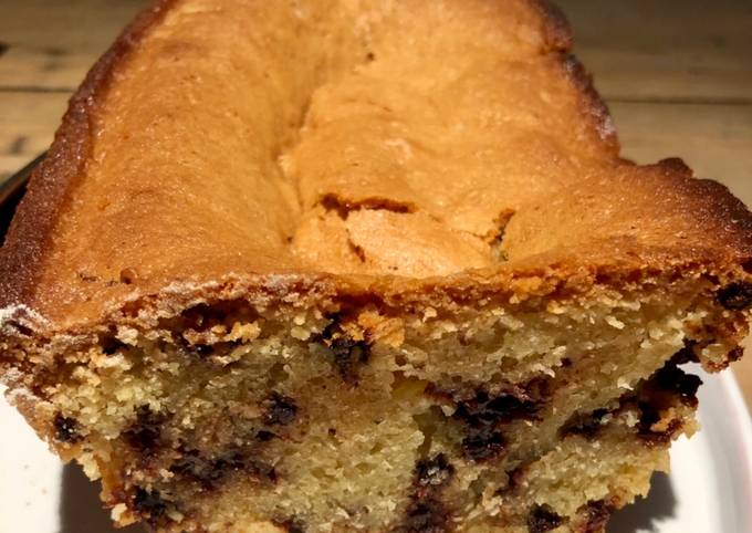 Le moyen le plus simple de Faire Délicieux Cake aux pépites de chocolat