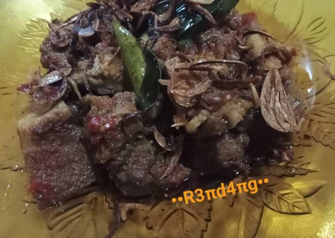 Cara Buat Rendang Praktis